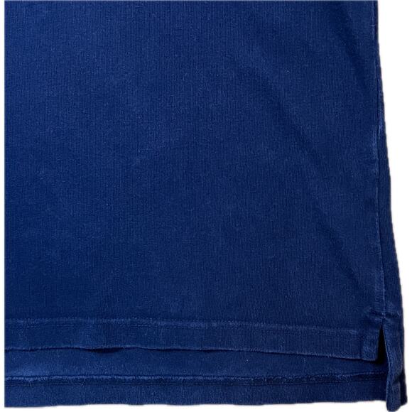 VTG J.Crew Made in USA Navy Cotton Long Sleeve V Neck Pullover Sweater Men Large - Picture 3 of 10